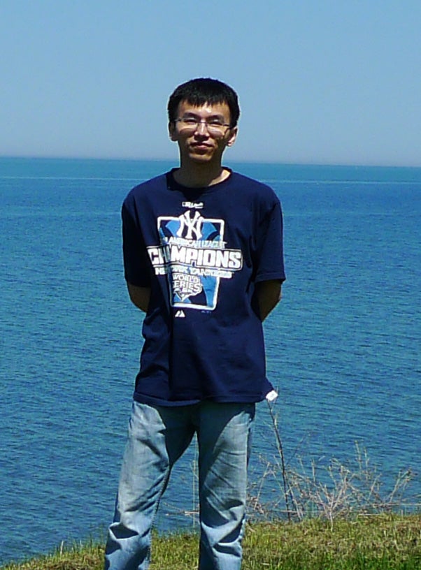 Former group member and PhD student Yanheng Li